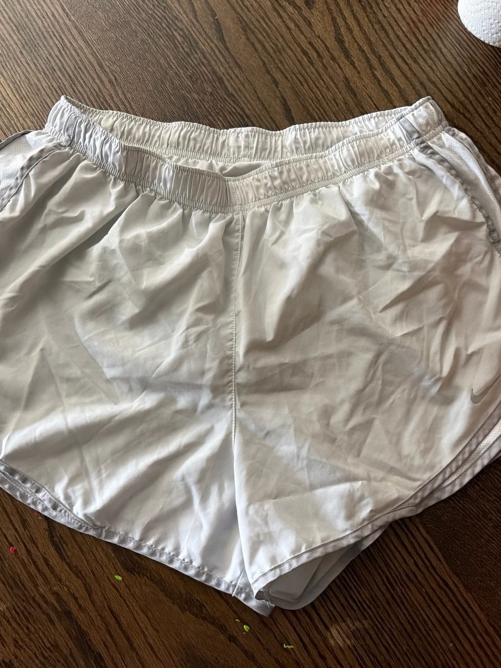 Nike Women’s White Athletic Running Shorts